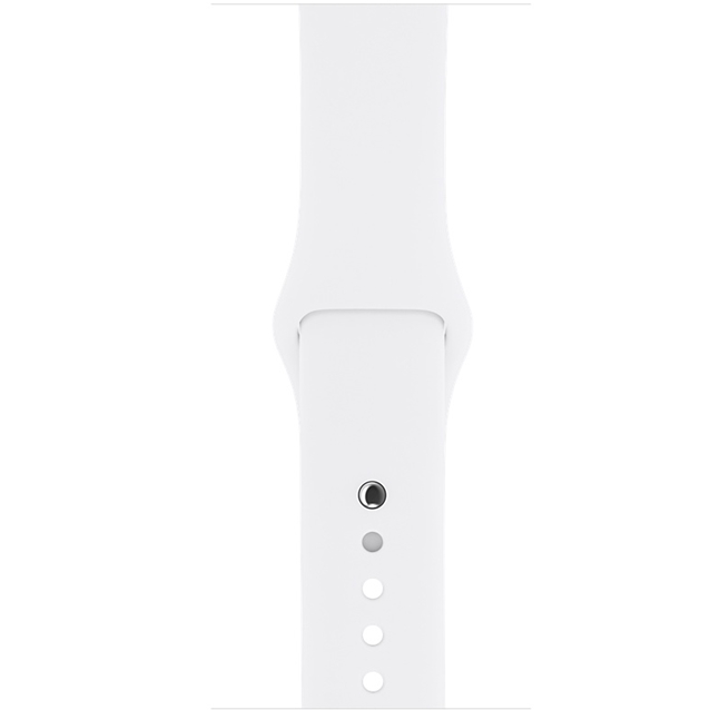 اپل واچ نسل2 سیلور کیس اسپورت بند سفید38mm