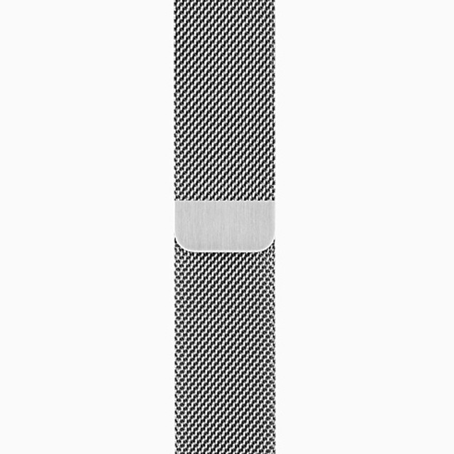  اپل واچ سری1 استیل کیس بند میلانز لوپ سیلور42mm