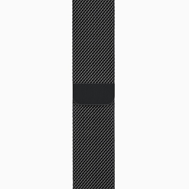اپل واچ سری1 استیل کیس بند میلانز لوپ مشکی38mm