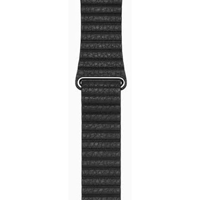  اپل واچ سری1 استیل کیس بند لیدر لوپ مشکی38mm