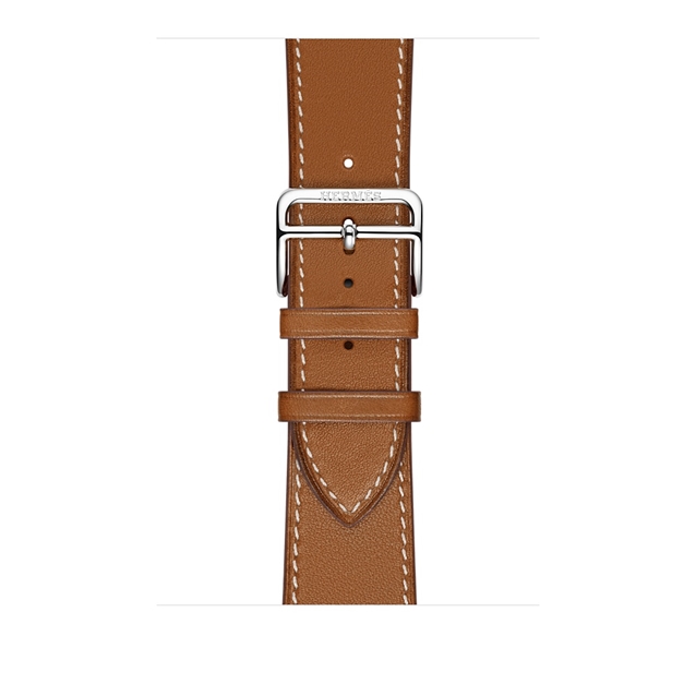 واچ سری3 هرمس 38mm مدل Leather Single Tour قهوه ای