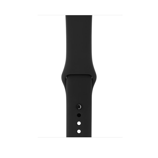 اپل واچ 3 استیل کیس با بند اسپورت مشکی 42میلیمتر
