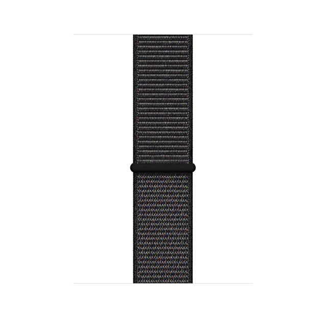 اپل واچ 4 آلومینیوم گری اسپورت لوپ بند مشکی 40mm