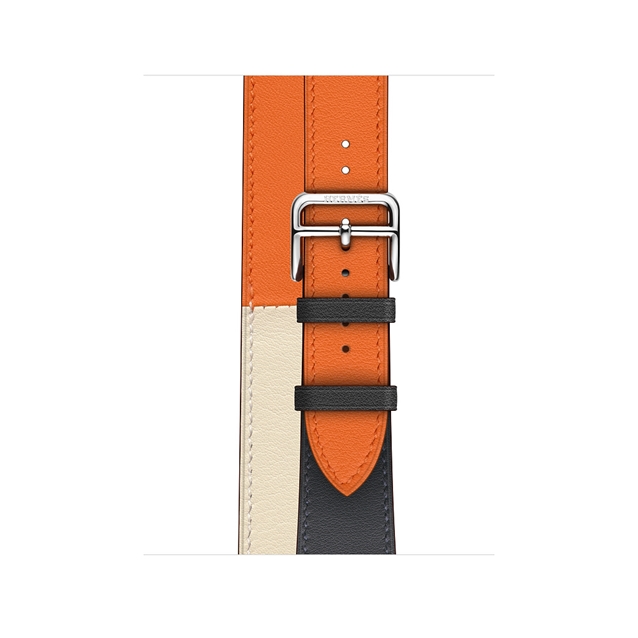 اپل واچ 4 هرمس دو دور بند نارنجی 40mm